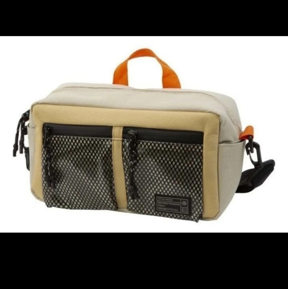 HEX ASPECT MESH CAMCORDER BAG - Tan - Limited Edition BNWT - RETIRED $120